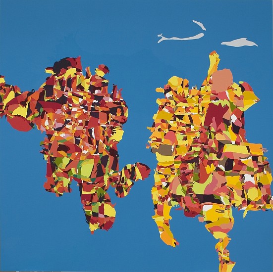 Beth Reisman, Skyscape (Sisters)
2006, Acrylic on panel