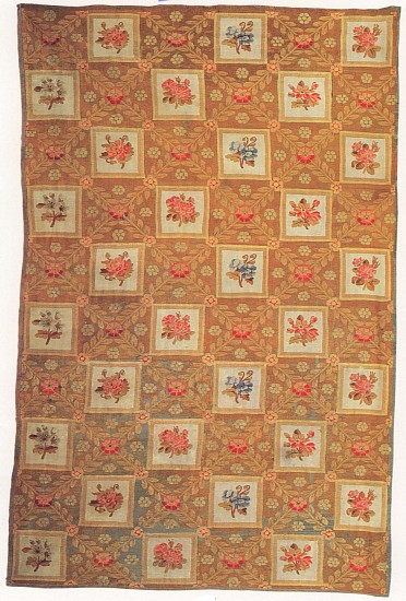 19th Century FRENCH, Charles X Aubusson Carpet
ca. 1820, Wool